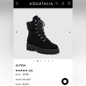 Aquatalia Alyssa Boots Lug Sole